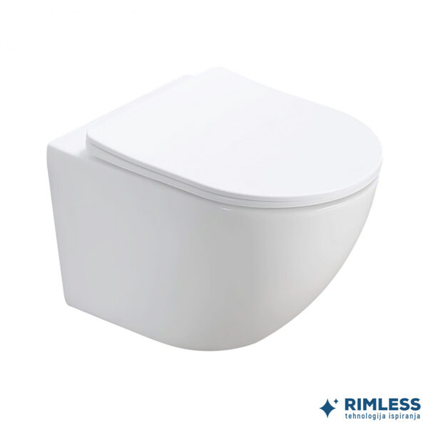 KONZOLNA ŠOLJA PERLA COMPACT RIMLESS SA SOFT-CLOSE DASKOM - INFINITY ...
