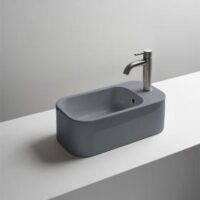 AXA COSA MINI LAVABO KONZOLNI DESNI 480×250 SIVI