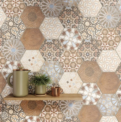 BOLD DECOR 17.5×20 HEXAGON