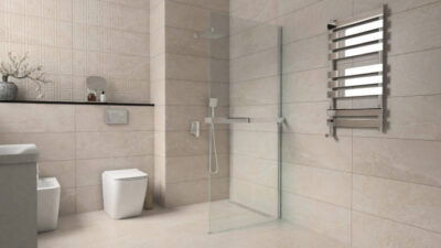 Walk-in COPEN MONTE SUPERIORE 900×2000. 8mm staklo. polica i držač hrom