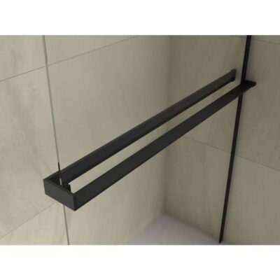 Walk-in COPEN MONTE SUPERIORE 1000×2000. 8mm staklo. polica i držač mat crni