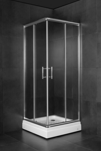 Tuš kabina kvadratna 80x80cm 5mm čisto staklo