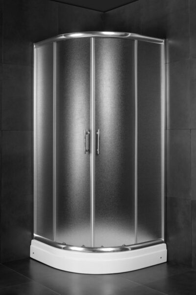 Tuš kabina polukružna R80cm