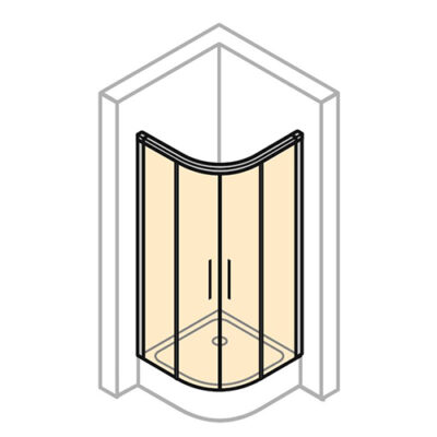 HUPPE X1 TUŠ KABINA R100