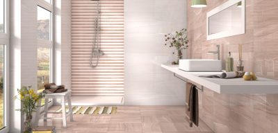 OCEAN relieve stripe beige 20×60 B004 004 (Z)