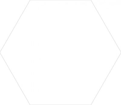 WHITE hexagon 22.5×25.9 872 D (P)
