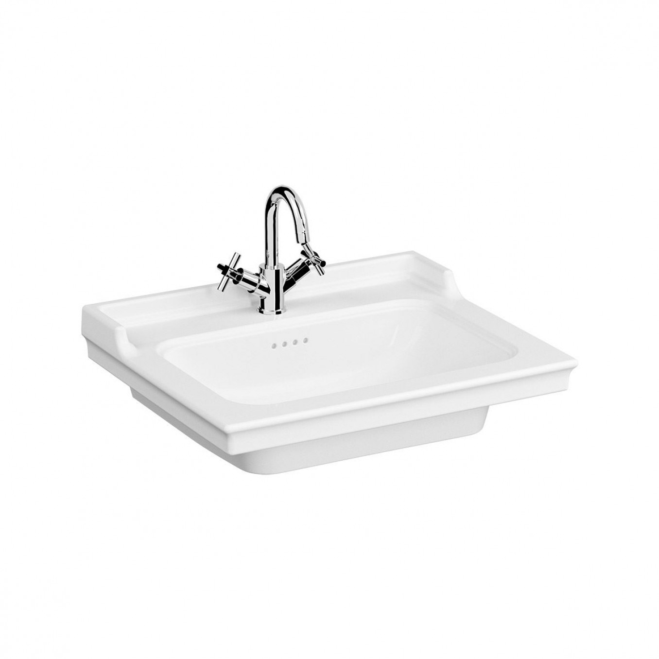 Lavabo VITRA VALARTE 65cm sa prelivom - Slika 2