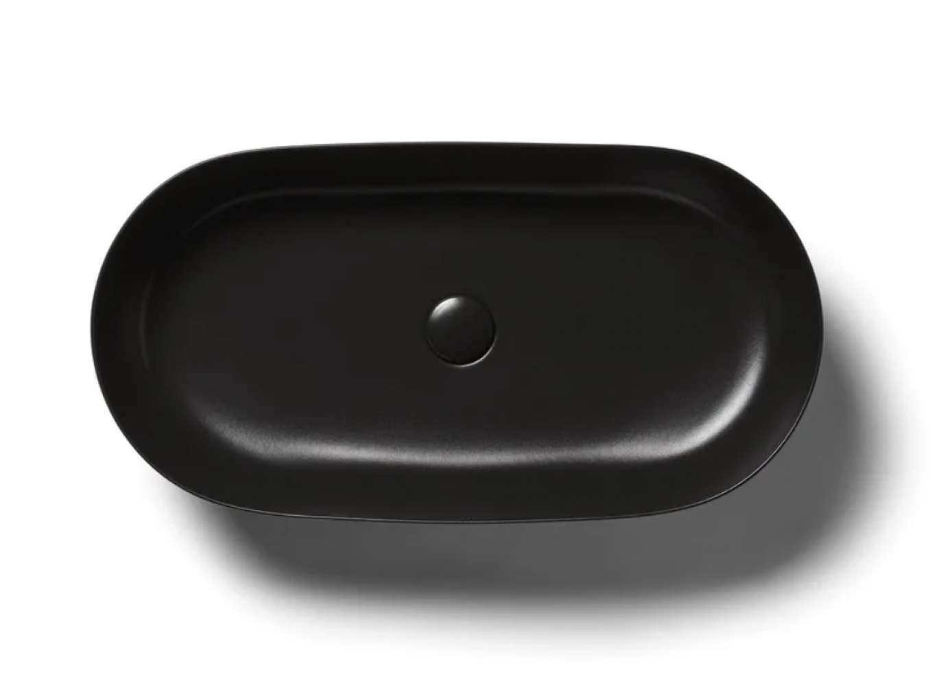 Lavabo nadgradni HATRIA HAPPYHOUR SLIM 12:00 570x380x150 black matt - Slika 2