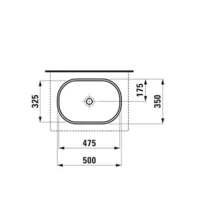 Lavabo LAUFEN LUA 50×35