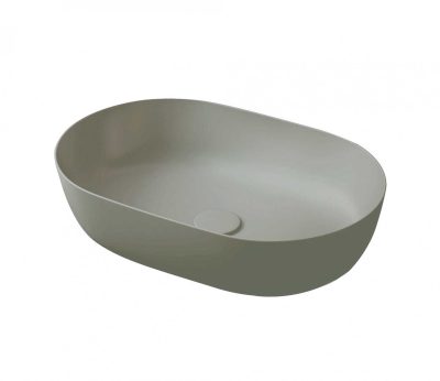 Lavabo nadgradni HATRIA HAPPYHOUR SLIM 12:00 570x380x150 cement matt