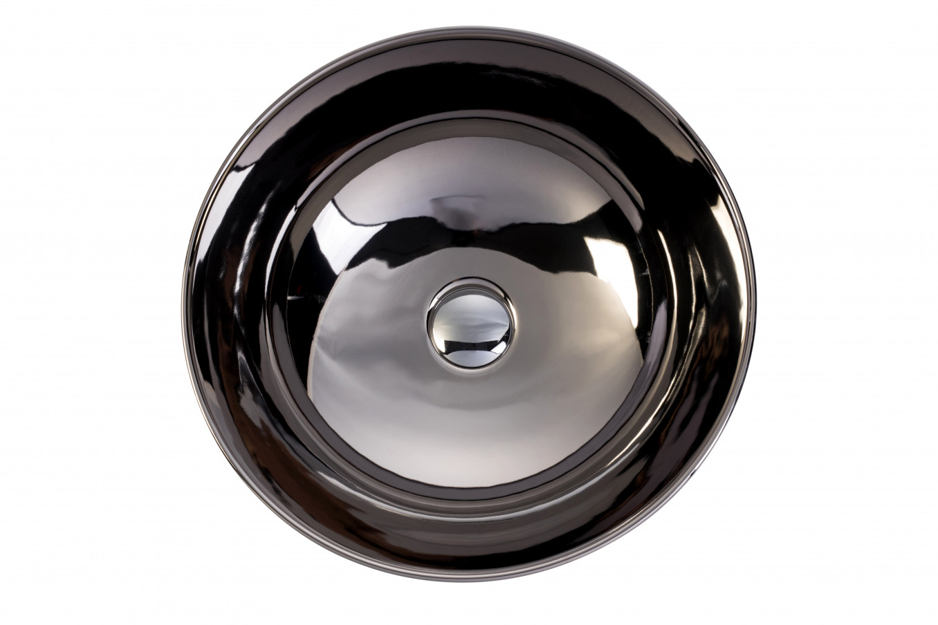 Lavabo nadgradni MINOTTI fi410x160 silver - Slika 2