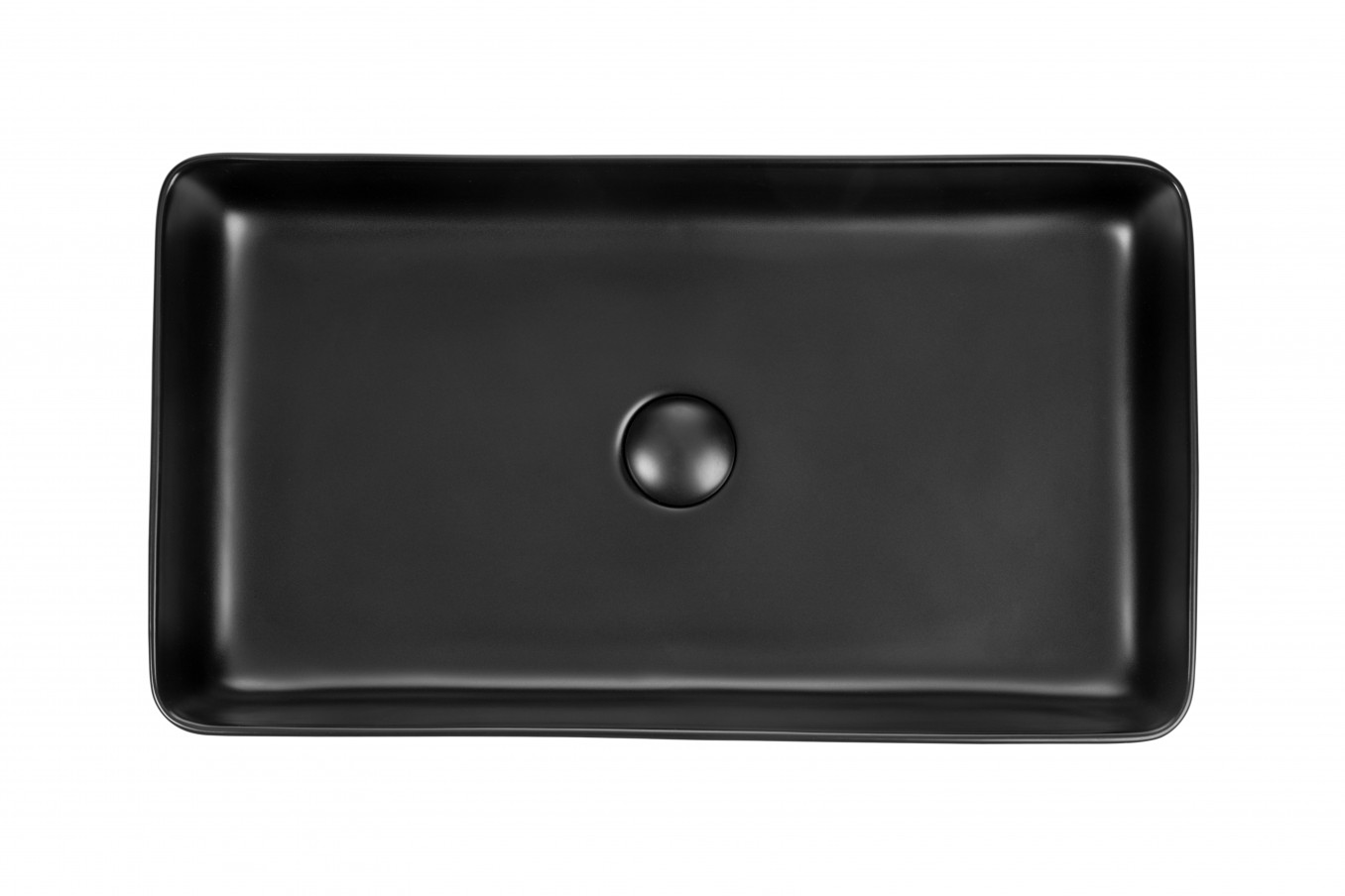 Lavabo nadgradni MINOTTI 605x355x115 mat crni - Slika 3