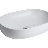 Lavabo nadgradni MINOTTI 600x415x135 mat beli
