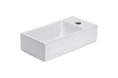 Lavabo nadgradni MINOTTI 405x205x105 sa otvorom za slavinu levi
