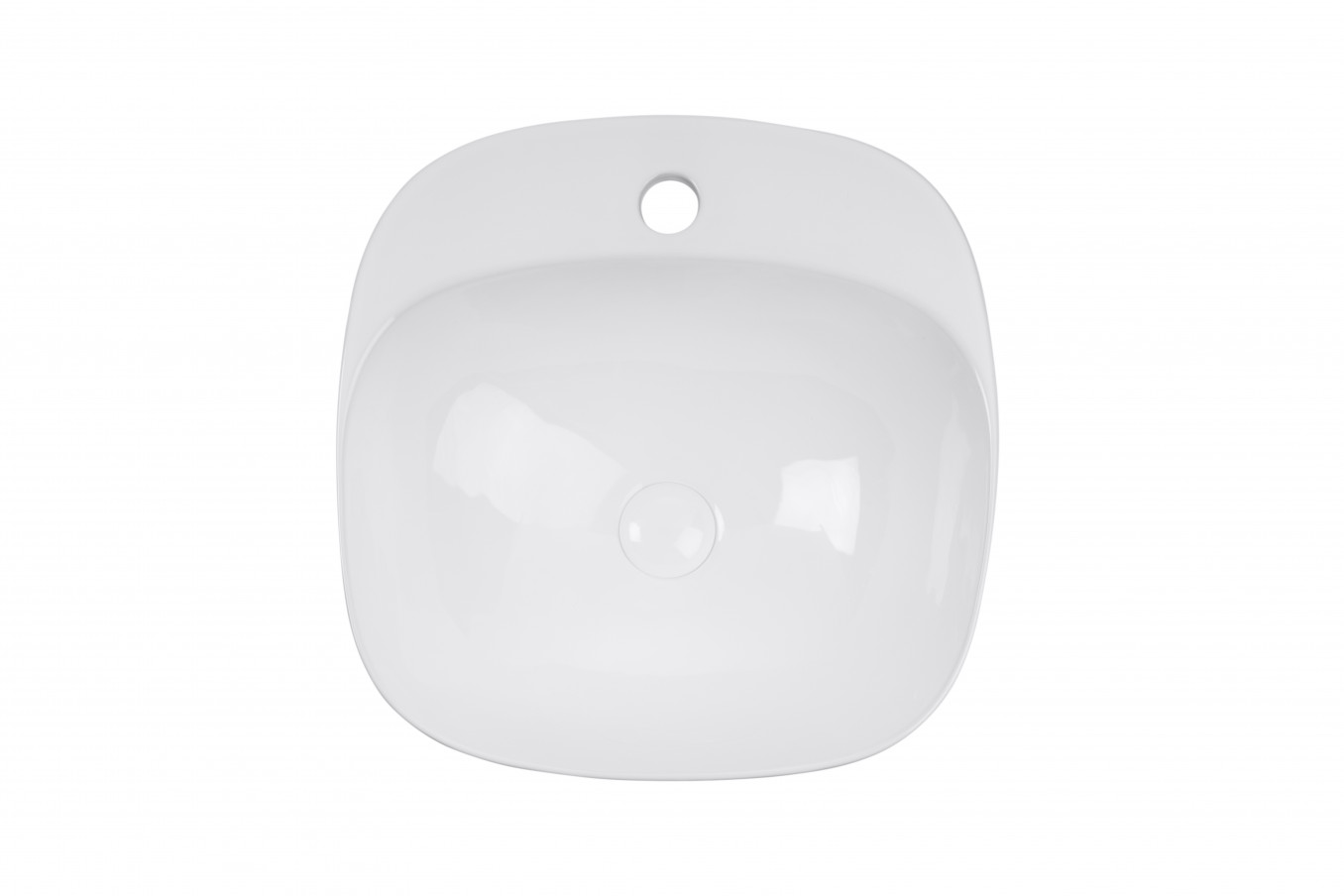 Lavabo nadgradni MINOTTI 410x420x150 sa otvorom za slavinu - Slika 3