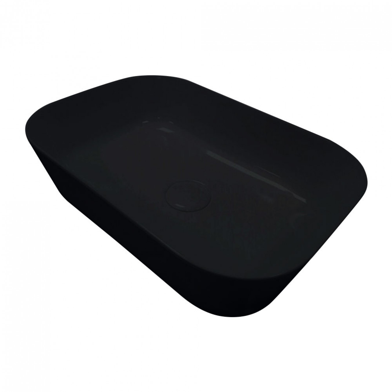 Lavabo nadgradni HATRIA HAPPYHOUR SLIM 18:00 550x380x155 black matt