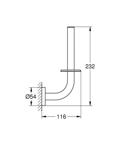 Držač rezervne rolne GROHE ESSENTIALS