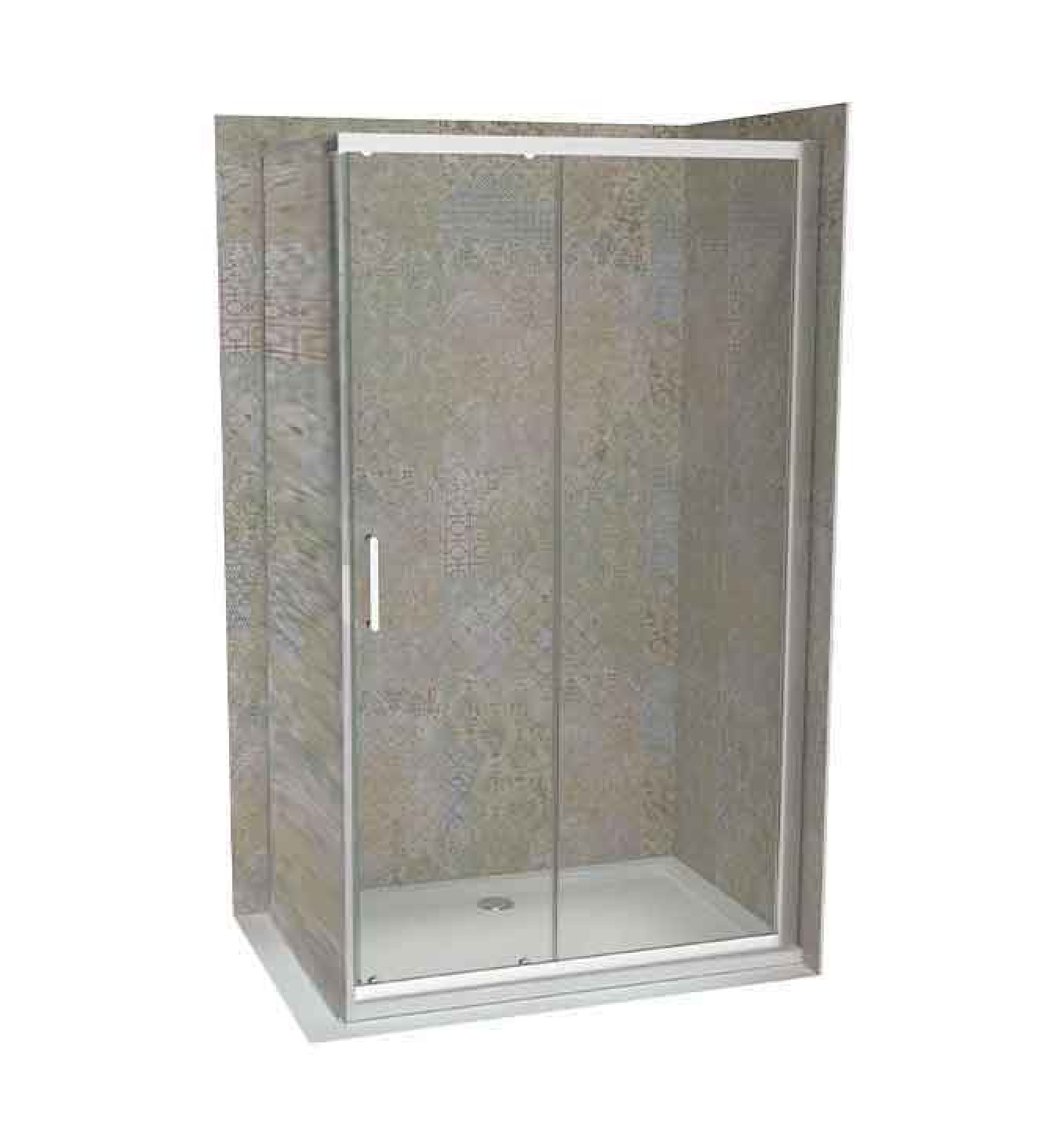 Stakleni paravan COPEN ATLAS PRO 1200x1950 hrom. staklo 6mm providno