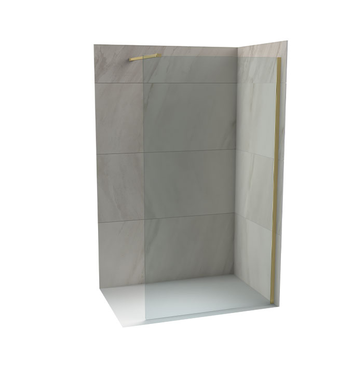 Walk-in COPEN MONTE 900x2000 8mm staklo. brušeno zlato