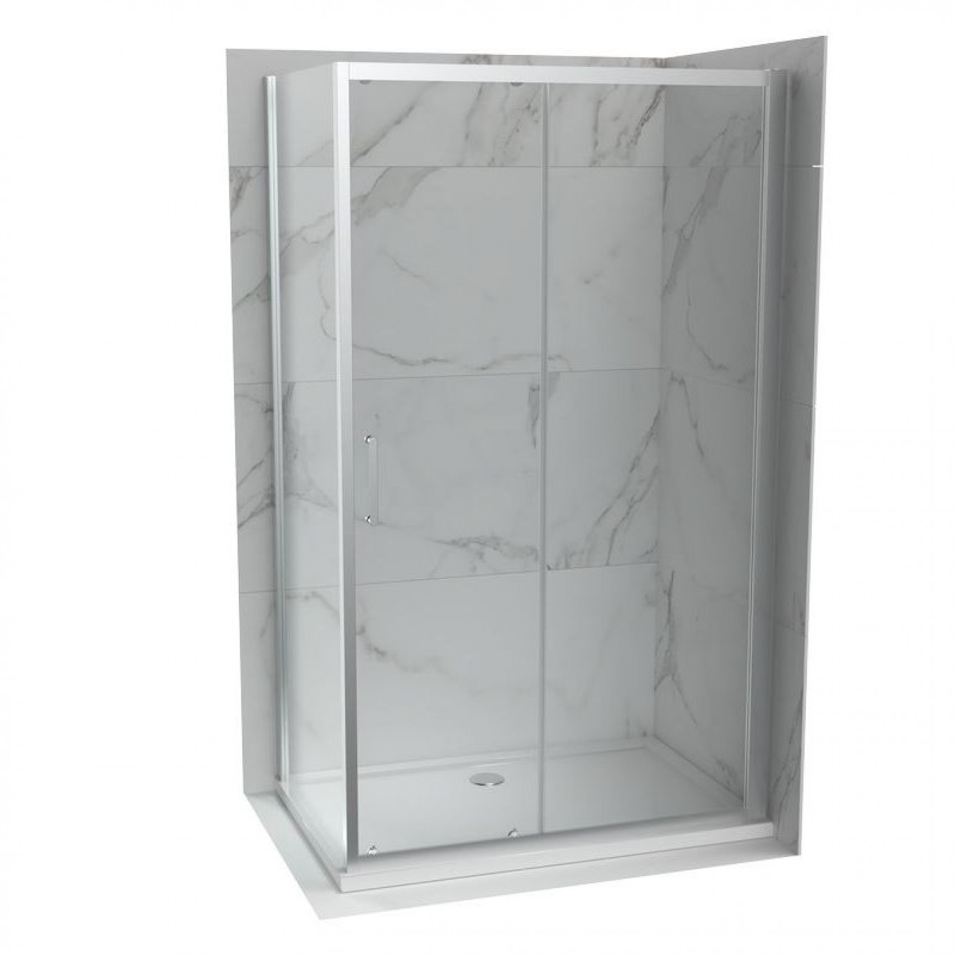 Tuš kabina ATLAS PRO 140x80cm staklo 6mm providno