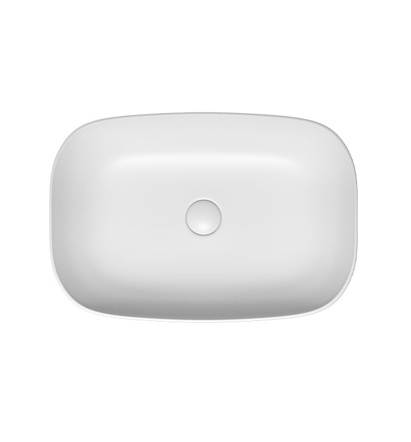 Lavabo COPEN nadgradni 585x380x140 matt white - Slika 2