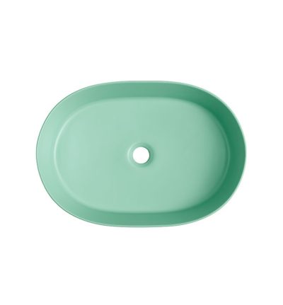 Lavabo COPEN nadgradni 560x390x140 matt green