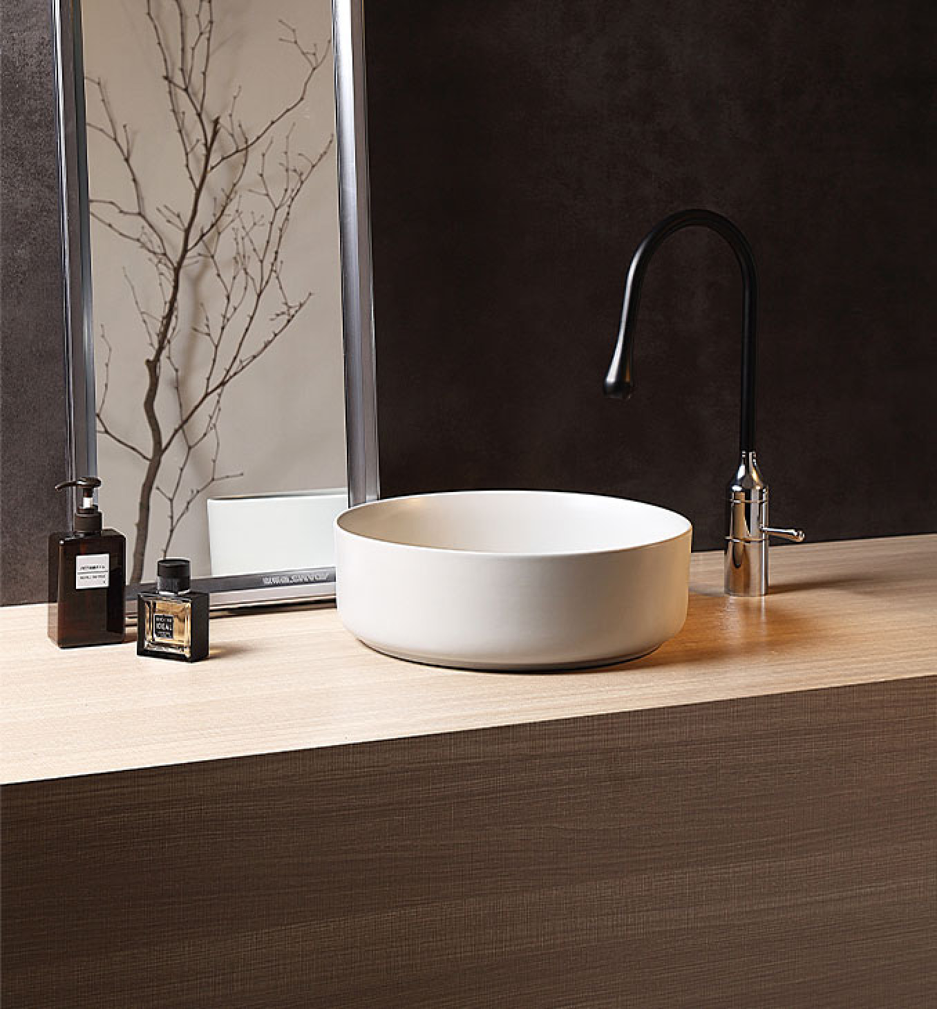 Lavabo COPEN nadgradni 410x410x120 matt white - Slika 3