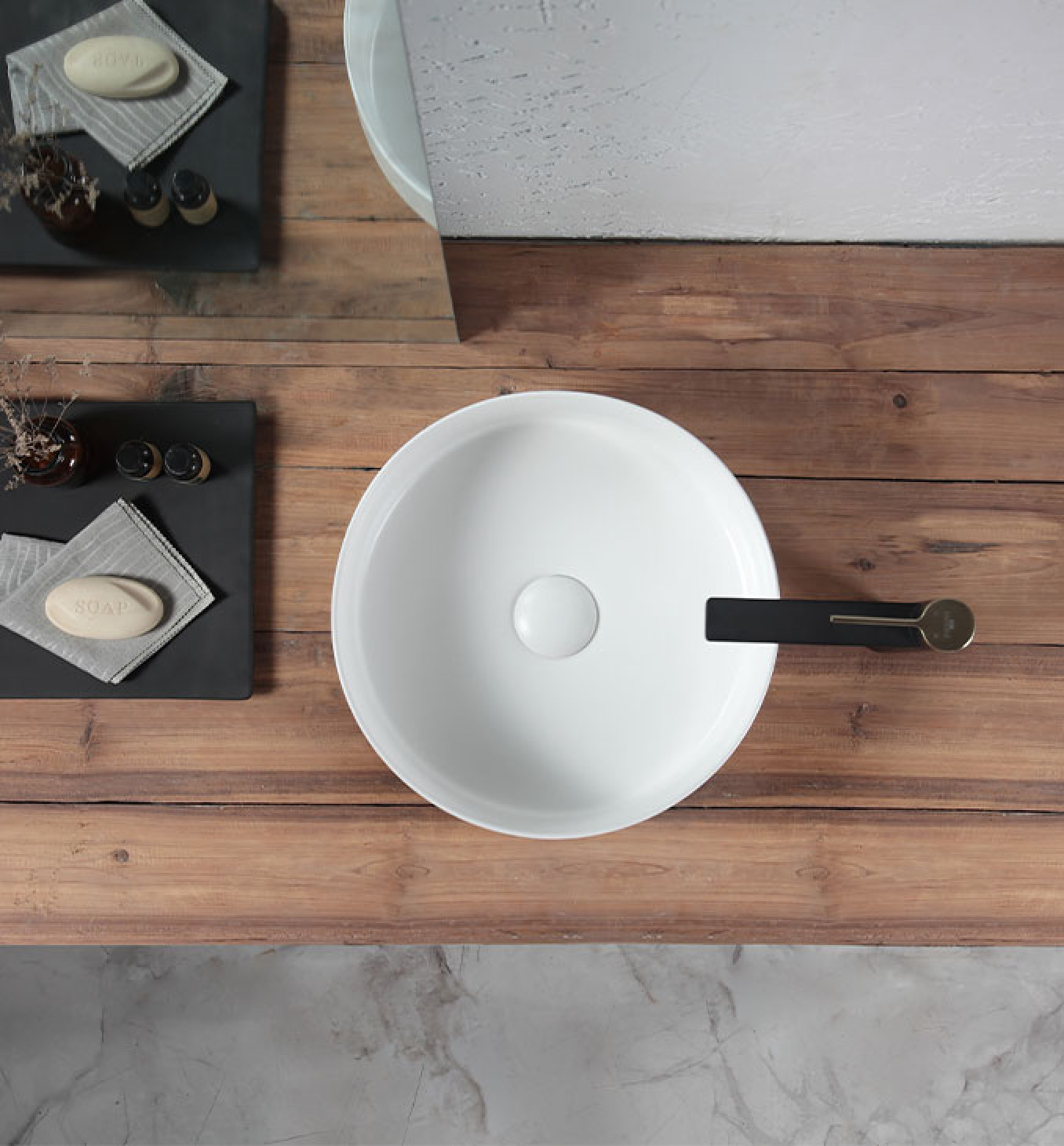 Lavabo COPEN nadgradni 410x410x120 matt white - Slika 6