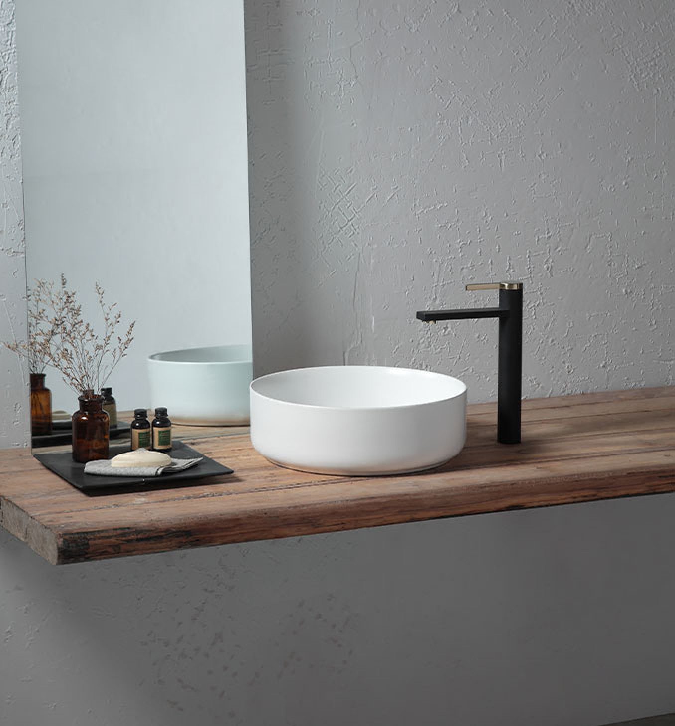 Lavabo COPEN nadgradni 410x410x120 matt white - Slika 7