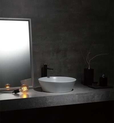 Lavabo COPEN nadgradni 430x430x130 matt gray
