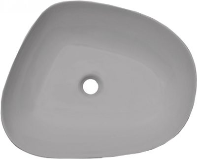 Lavabo COPEN nadgradni 580x470x140 asimetrični matt gray