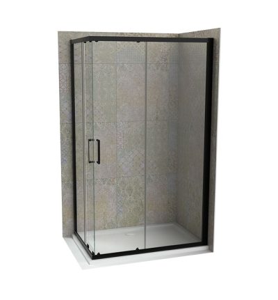 Tuš kabina ATLAS PRO 160x90cm staklo 6mm mat crna