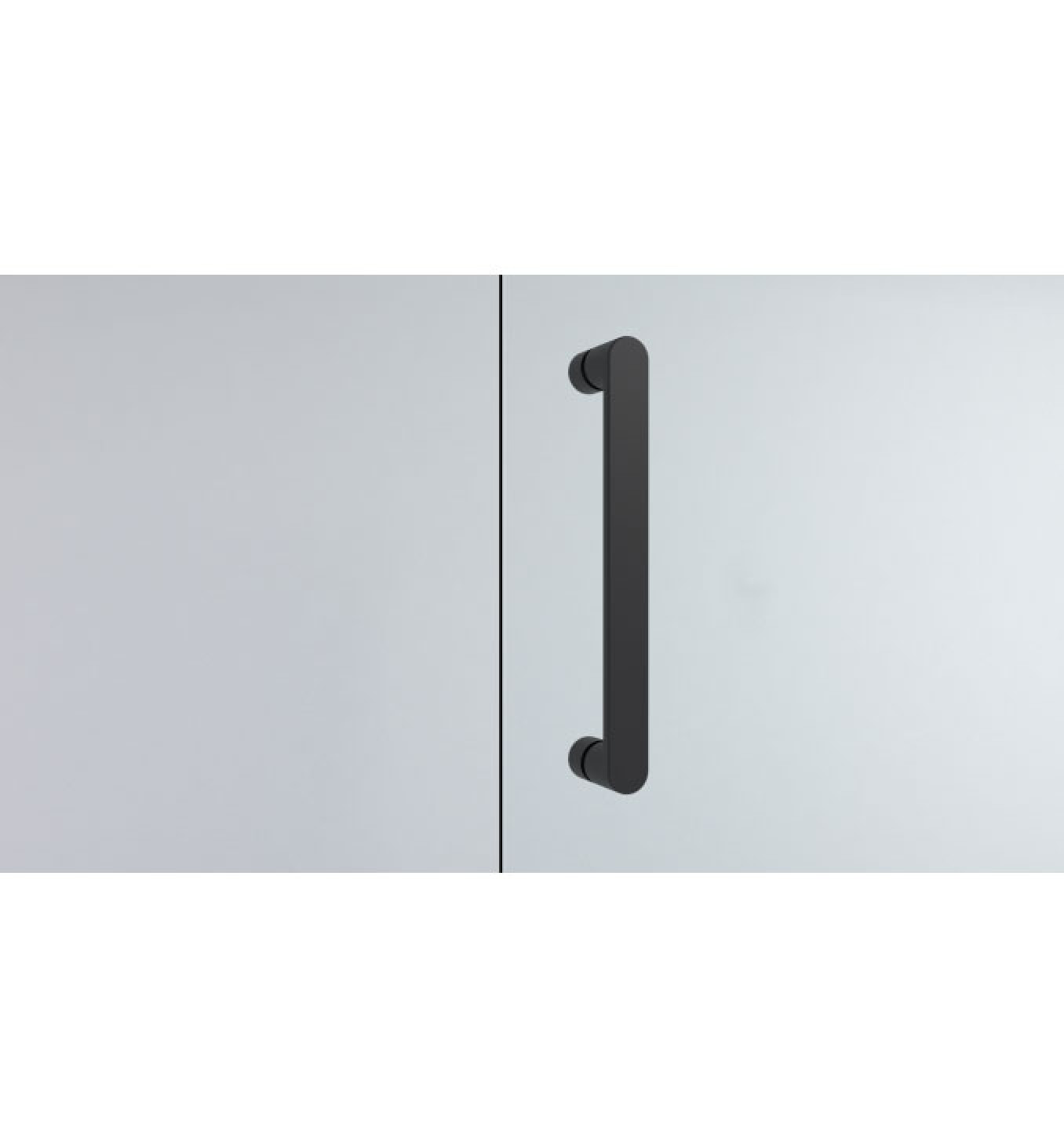 Tuš kabina ATLAS PRO 140x90cm staklo 6mm mat crna - Slika 2