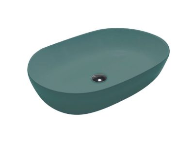 Lavabo nadgradni HATRIA HAPPYHOUR SLIM 12:00 570x380x150 petrol glossy