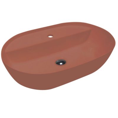 Lavabo nadgradni HATRIA HAPPYHOUR SLIM 12:00 MF 570x380x150 burnt siena glossy