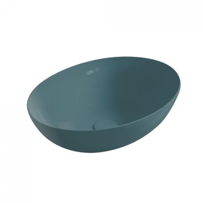 Lavabo nadgradni HATRIA HAPPYHOUR SLIM 00:00 550x400x165 petrol glossy