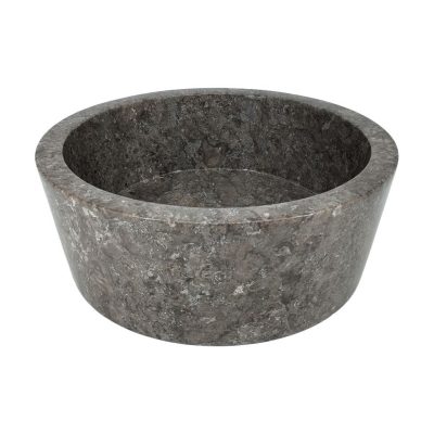 Lavabo nadgradni MINOTTI ODELISSE grey fi400x150 mermerni