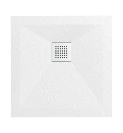Tuš kadica COPEN SLATE WHITE 900x900x25 sa S/S white rešetkom