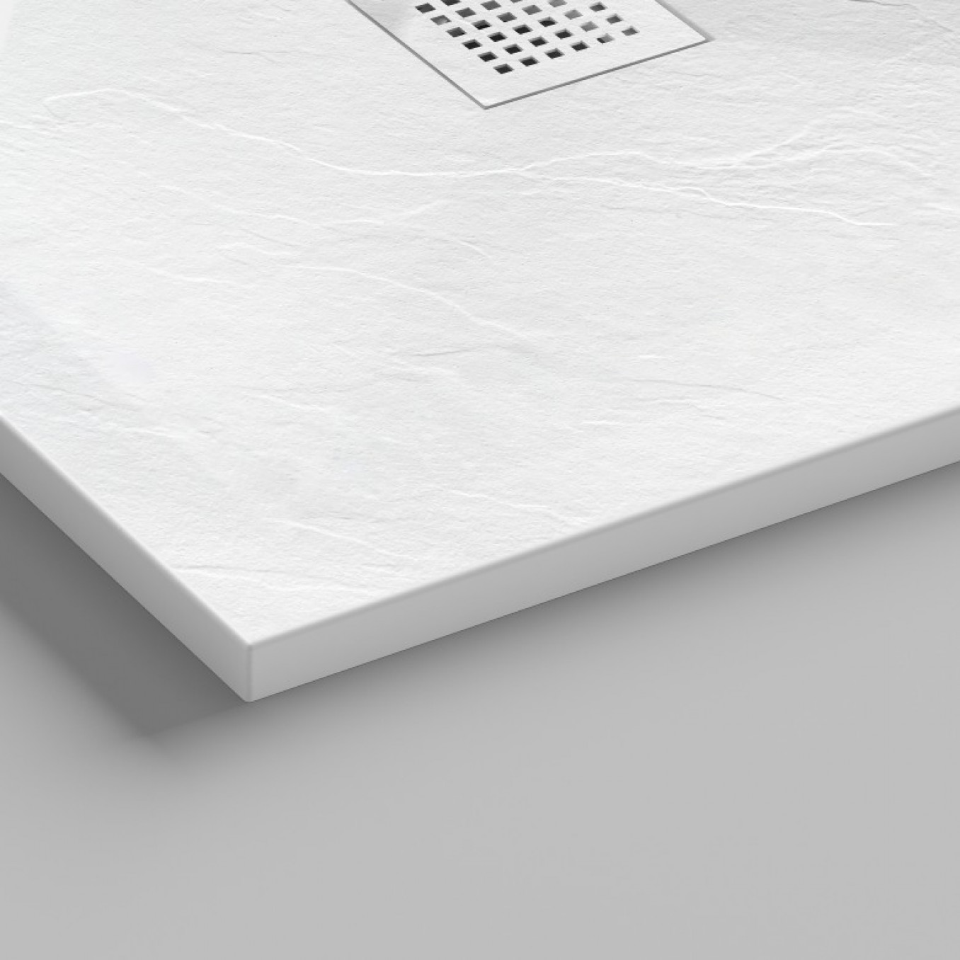 Tuš kadica COPEN SLATE WHITE 1000x700x25 sa S/S white rešetkom - Slika 5
