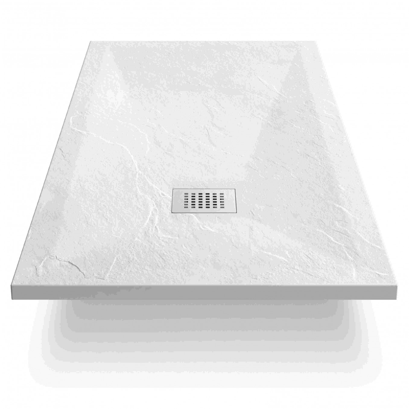 Tuš kadica COPEN SLATE WHITE 1000x900x25 sa S/S white rešetkom - Slika 3