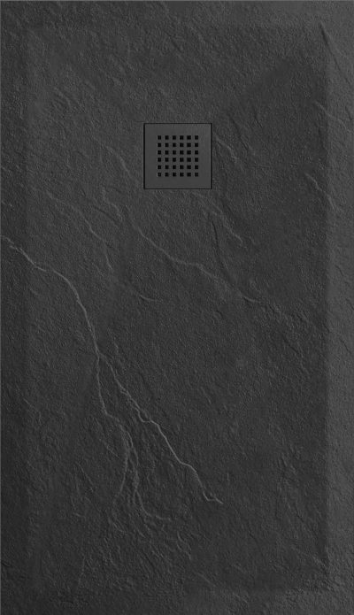 Tuš kadica COPEN SLATE BLACK 1200x900x25 sa S/S black rešetkom