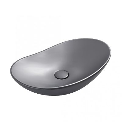 Lavabo nadgradni MINOTTI 615x360x155 dark grey