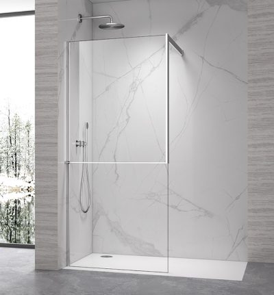 Walk-in COPEN FRAME 1000×2100 chrome. staklo 8mm