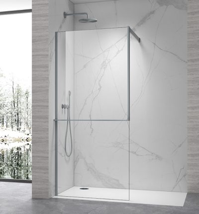 Walk-in COPEN FRAME 900×2100 gunmetal staklo 8mm
