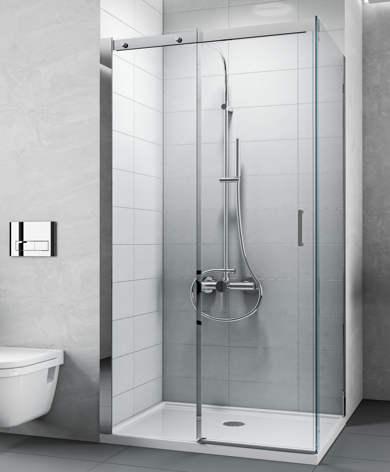 Bočno staklo COPEN TITAN 70x195cm staklo 8mm providno - Slika 3