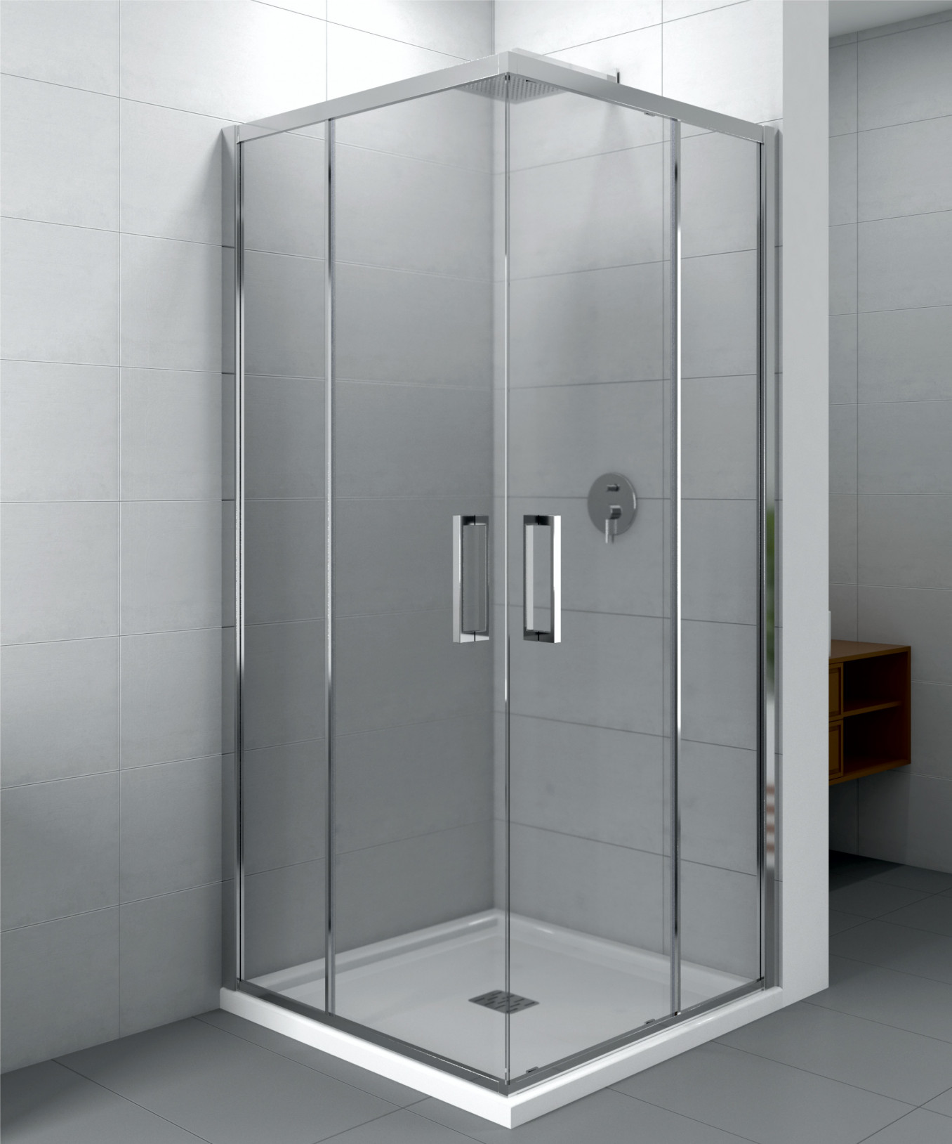 Tuš kabina COPEN STAR 80x80x200cm staklo 8mm providno - Slika 2