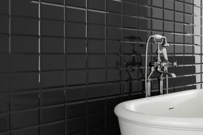 NEGRO biselado mate 10×20 33481 (Z)