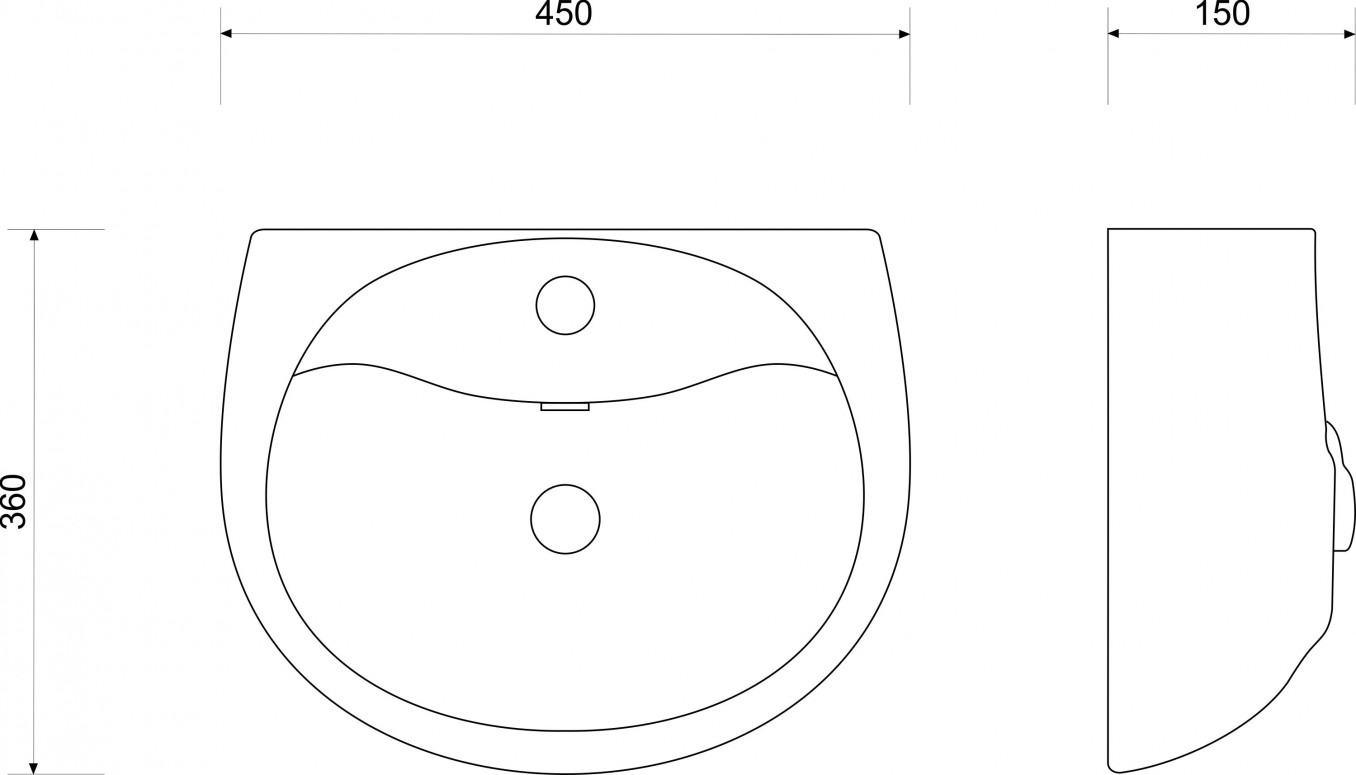 Lavabo ECO 450 - Slika 2
