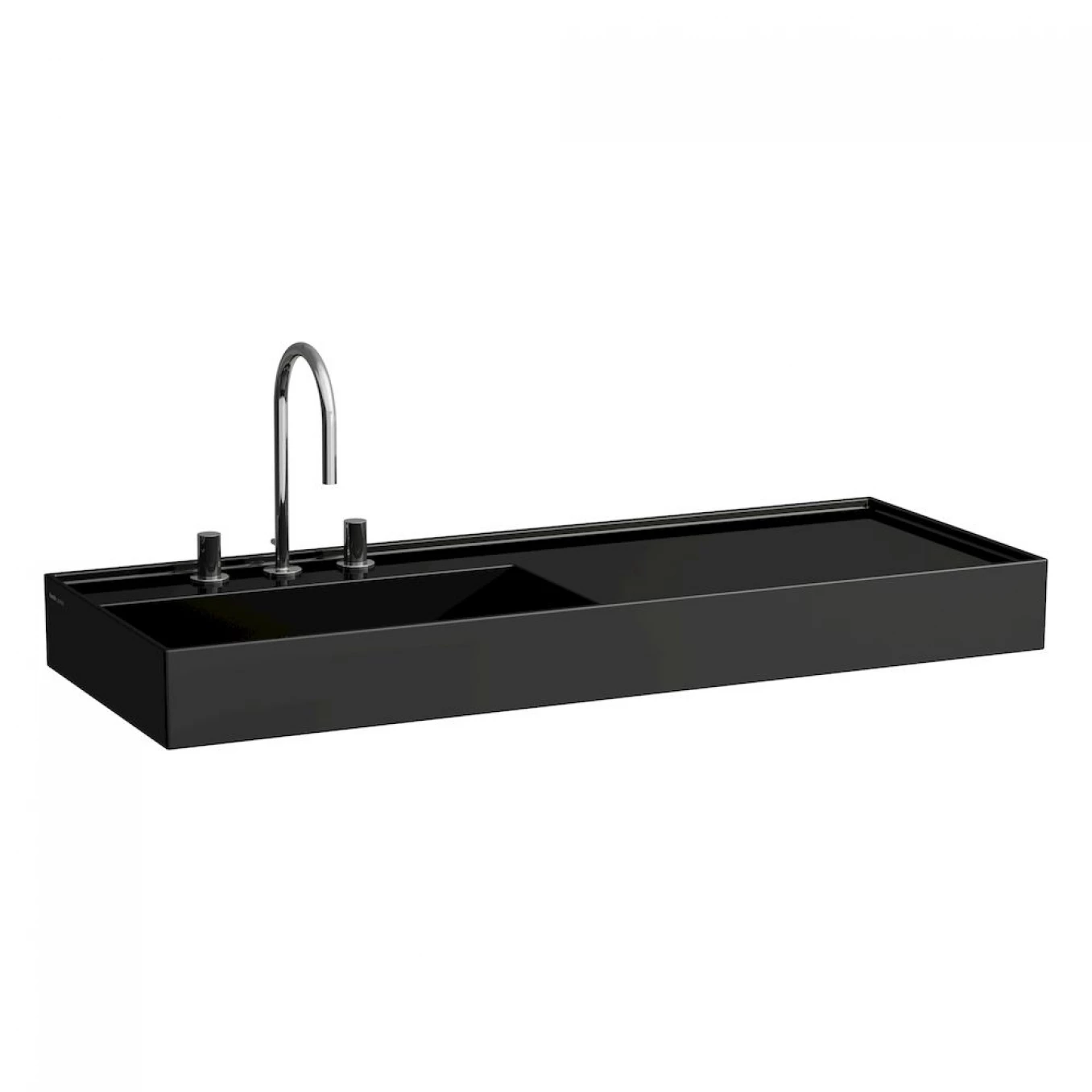 Lavabo Laufen K'BYLAUFEN 120x46 desni crni - Slika 2