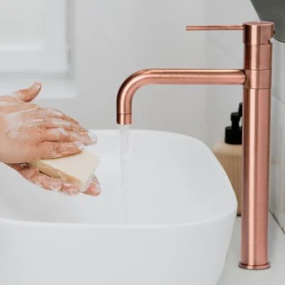 Baterija za lavabo EMMEVI PIPER visoka bakar
